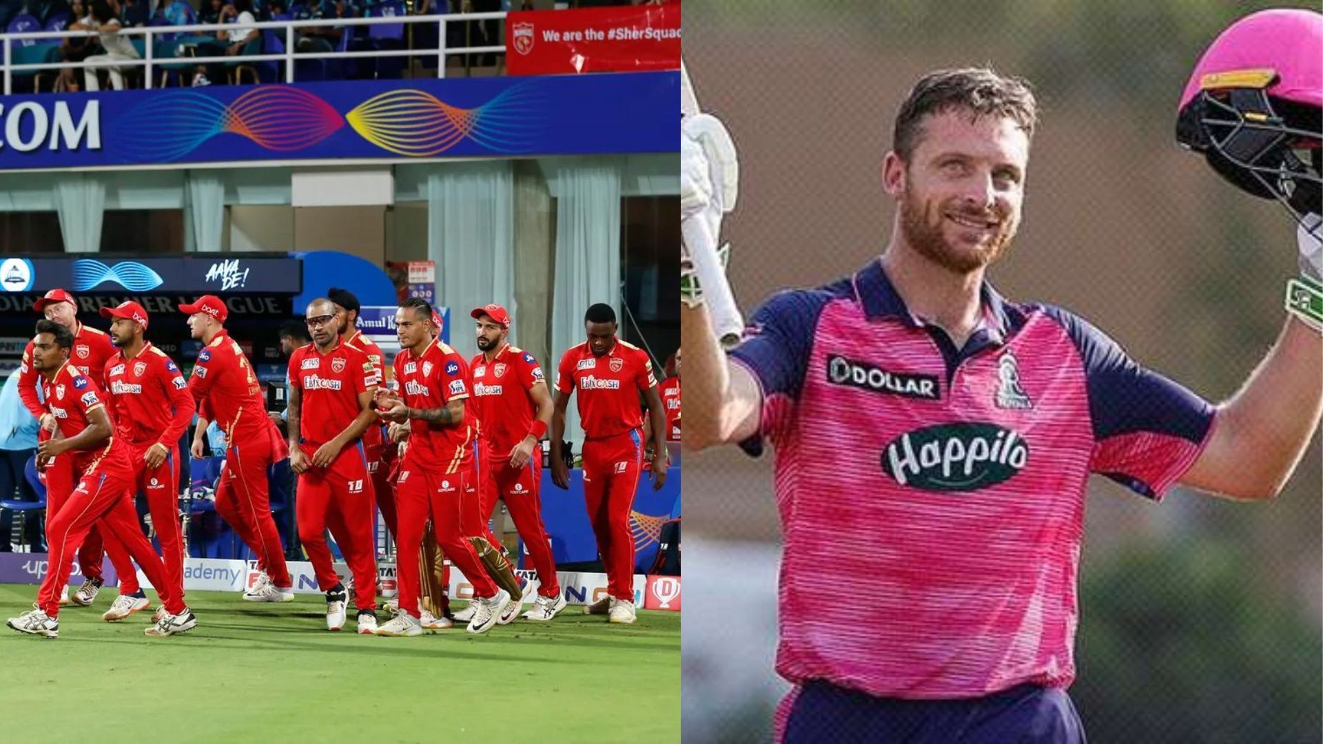 Harbhajan Singh believes it is important for PBKS to dismiss Jos Buttler (R) as early as possible. (P.C.:iplt20.com)