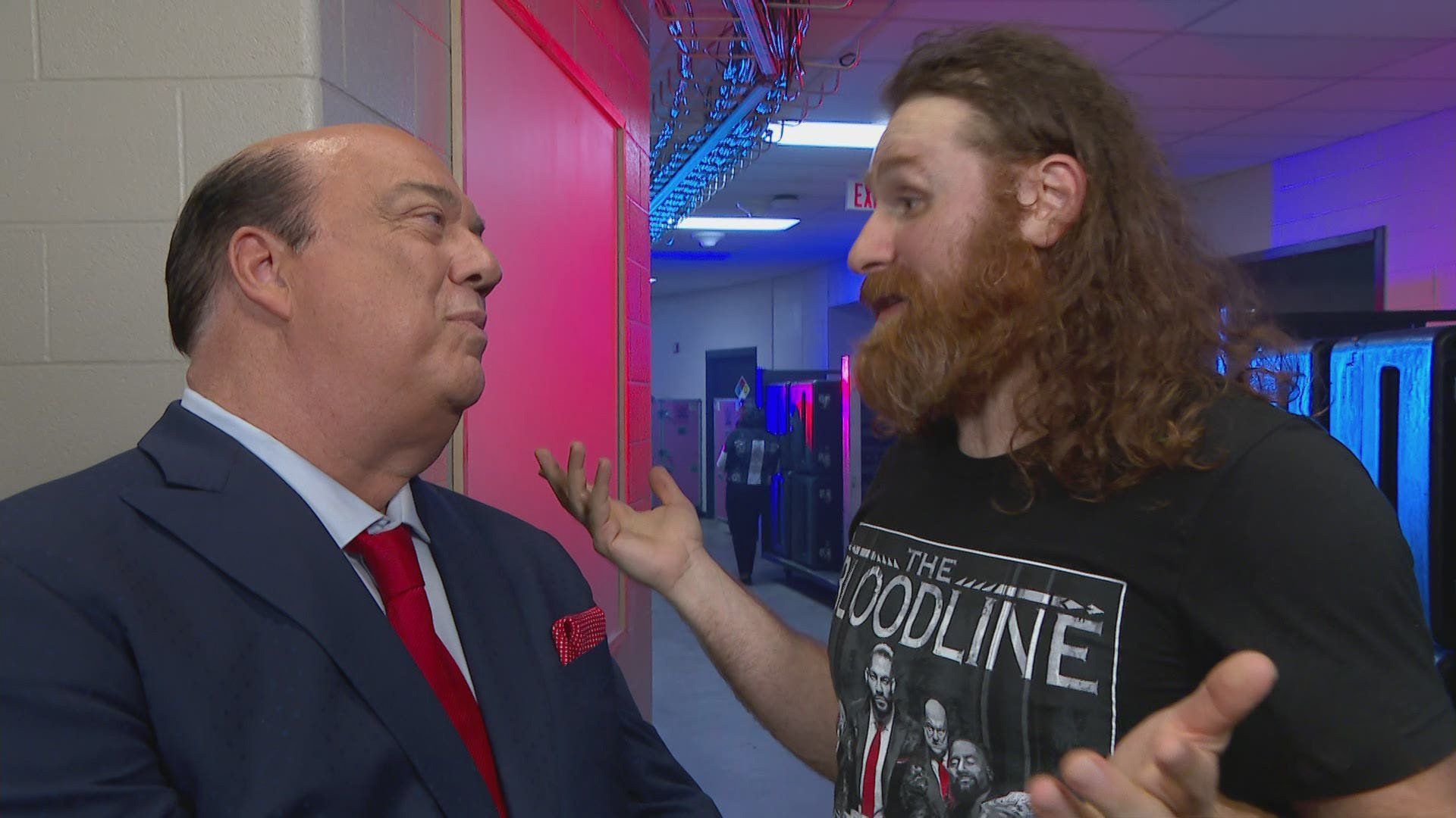 Paul Heyman and Sami Zayn