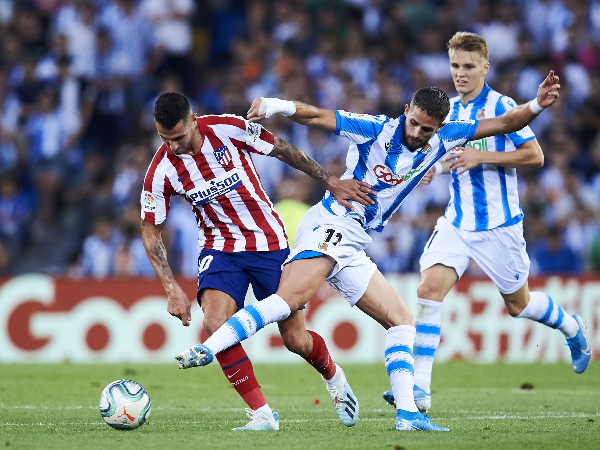 Real Sociedad and Atletico Madrid played out a draw in the reverse.