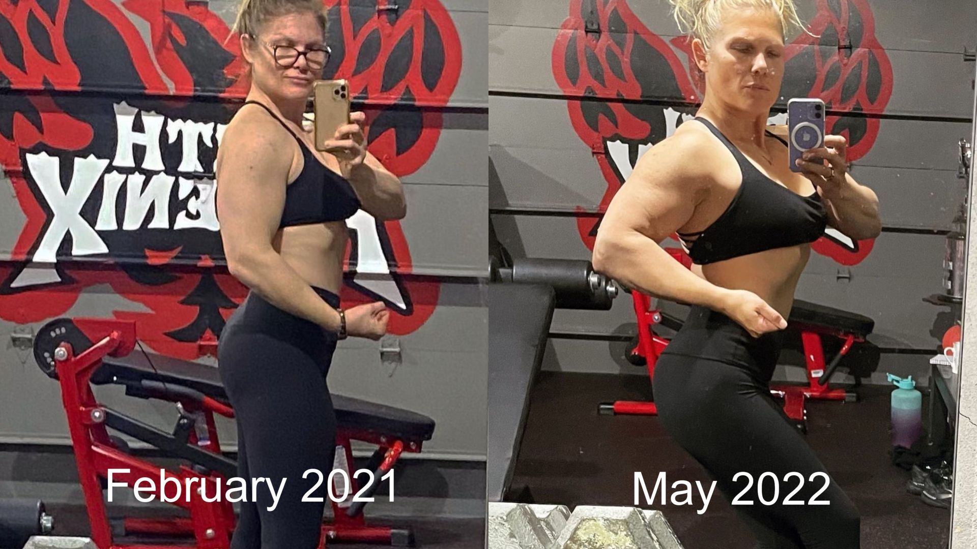 Beth Phoenix shared several photos of her progress on Instagram