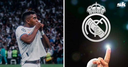 Los Blancos players reacted to Kylian Mbappe's renewal on social media.