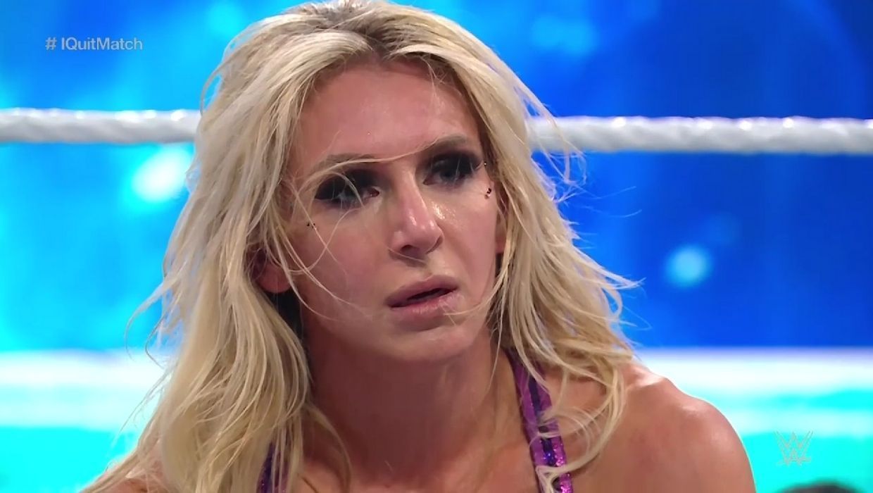 Charlotte Flair lost the I Quit match against Ronda Rousey