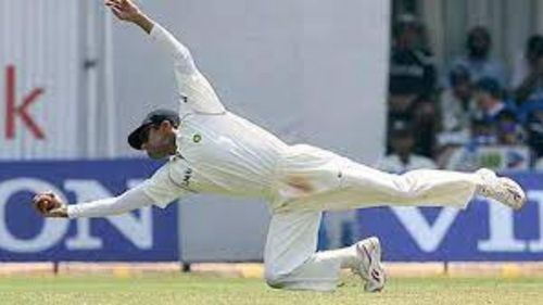 Rahul Dravid's 210 catches are the most by any player taken in Test history. (P.C.:Twitter)