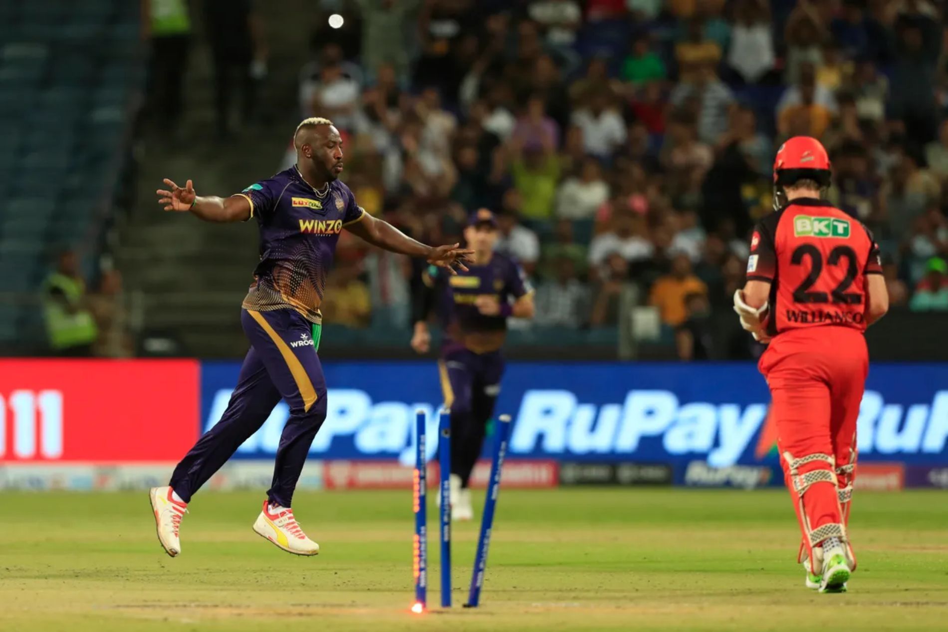 Andre Russell was the star of the show for Kolkata. Pic: IPLT20.COM