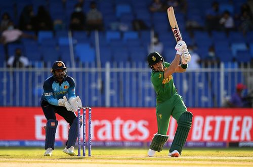 Reeza Hendricks in action in South Africa v Sri Lanka - ICC Men's T20 World Cup 2021 (Image courtesy: Getty Images)