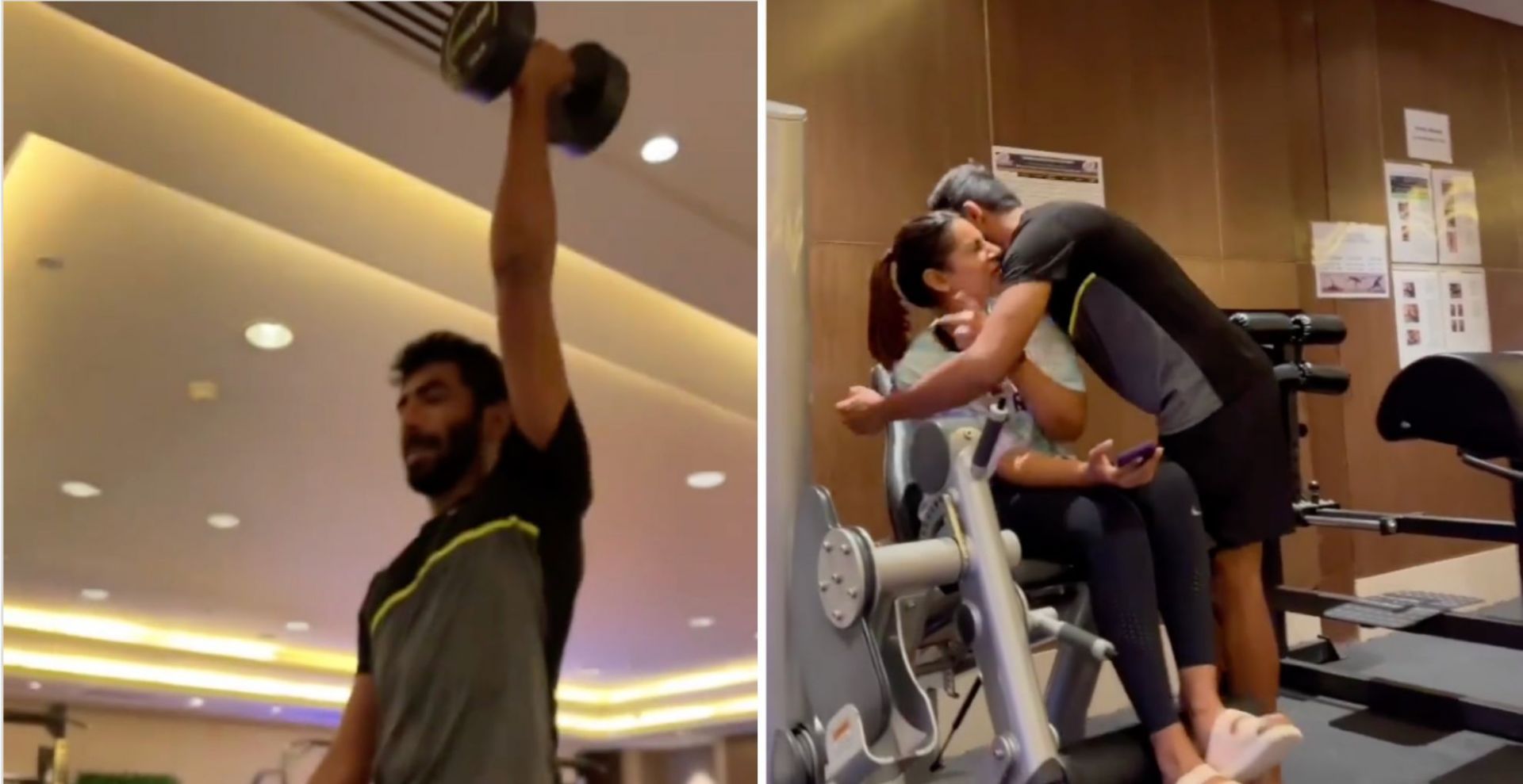 Bumrah shares a glimpse of his gym session (Credits: Jasprit Bumrah Instagram)