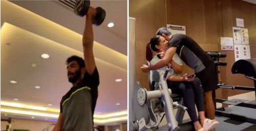 Bumrah shares a glimpse of his gym session (Credits: Jasprit Bumrah Instagram)