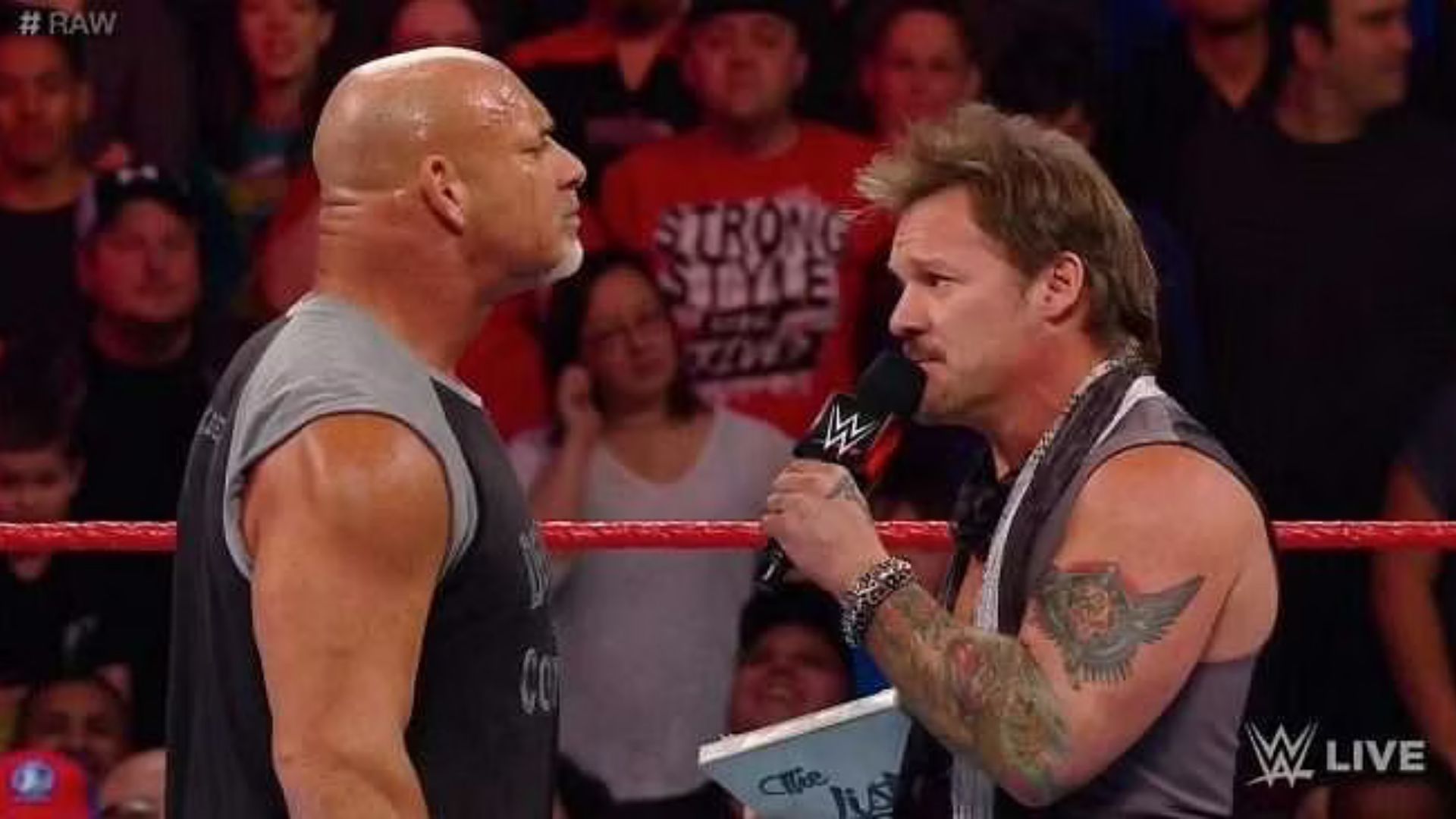 Goldberg and Jericho weren’t the best of friends