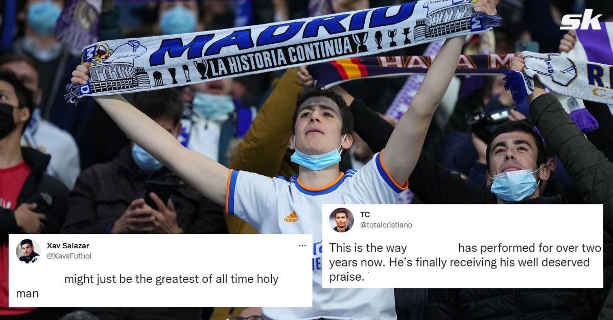 Fans are full of praise for Madrid star who kept the Reds from scoring