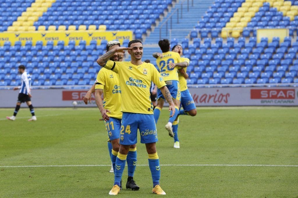 Las Palmas are looking to boost their promotion playoffs hopes