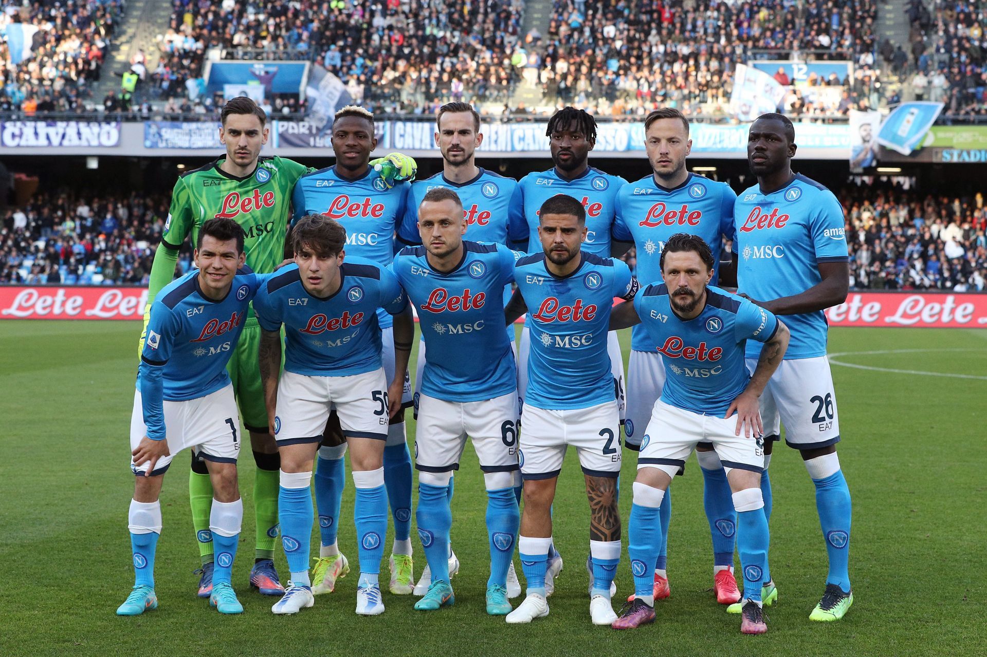 Napoli play Torino on Saturday in Serie A