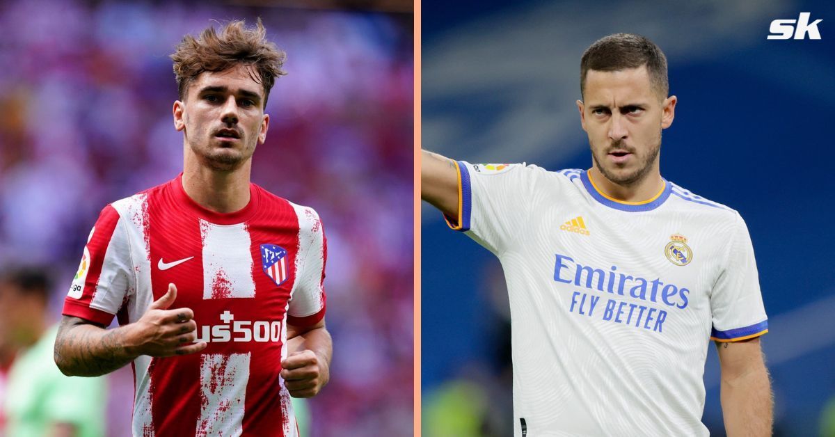 Antoine Griezmann (left) and Eden Hazard (right)