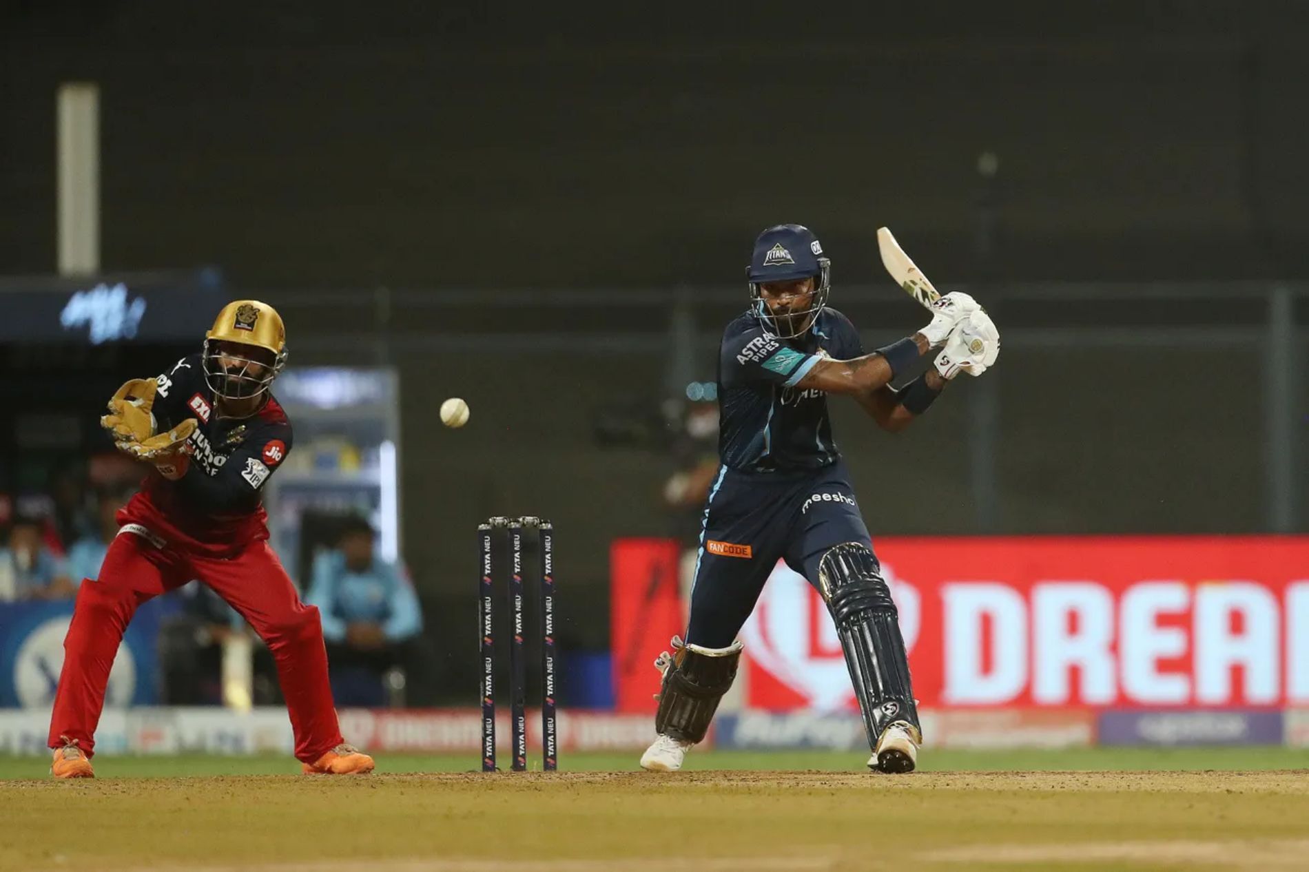 Hardik Pandya&rsquo;s unbeaten half-century went in vain. Pic: IPLT20.COM