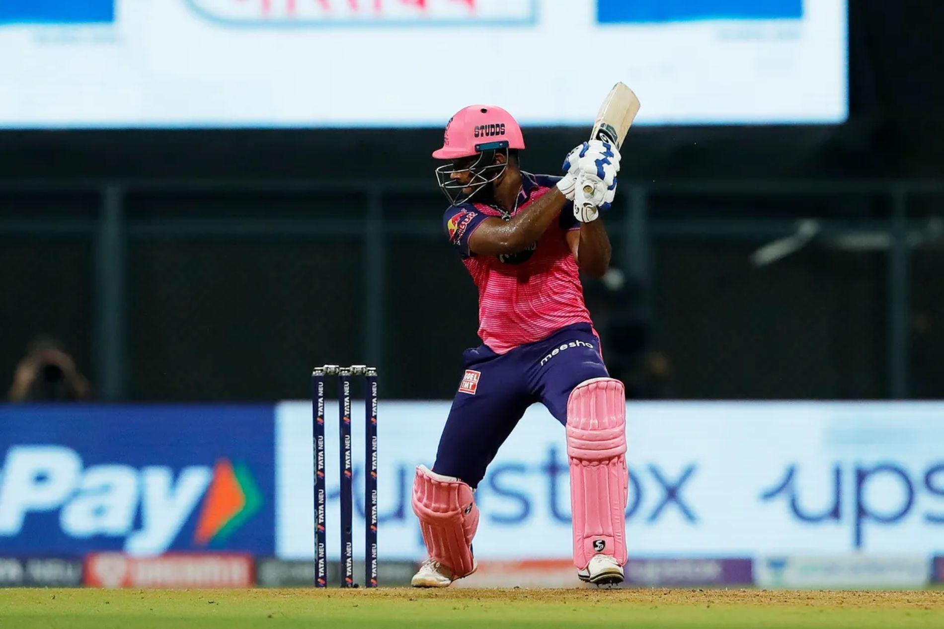 Sanju Samson scored a half-century for Rajasthan. Pic: IPLT20.COM