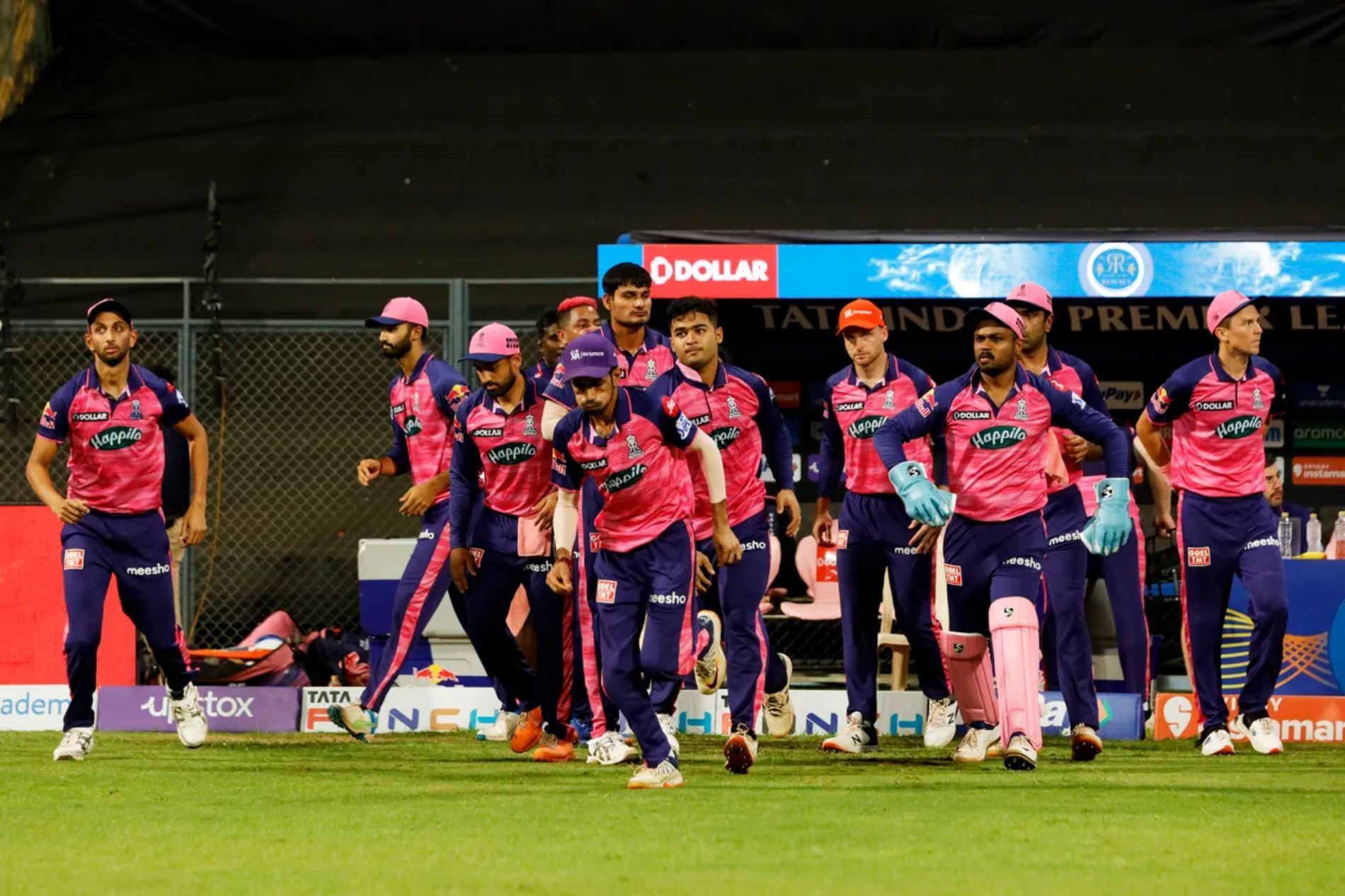 Rajasthan Royals during their match against Kolkata. Pic: IPLT20.COM