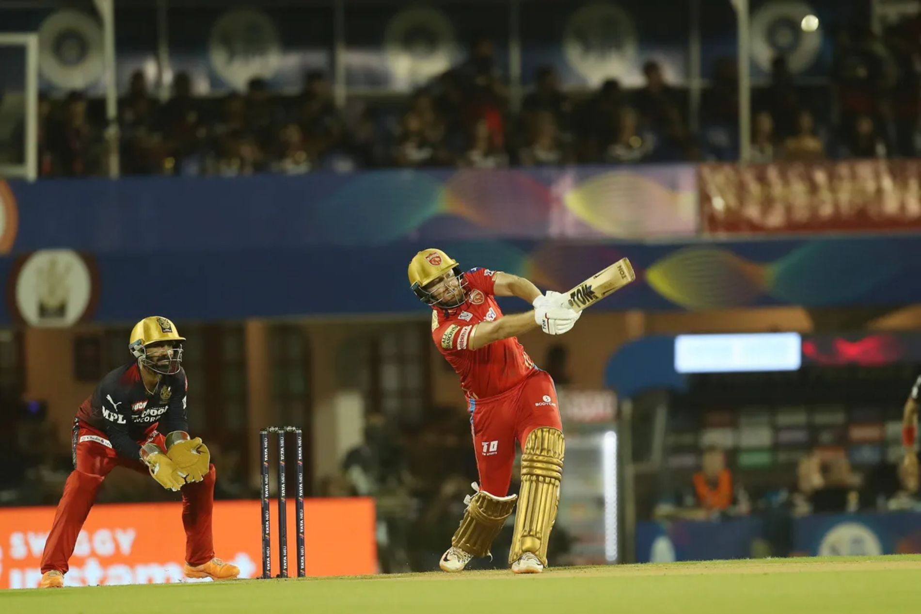 Jonny Bairstow batting against RCB. Pic: IPLT20.COM