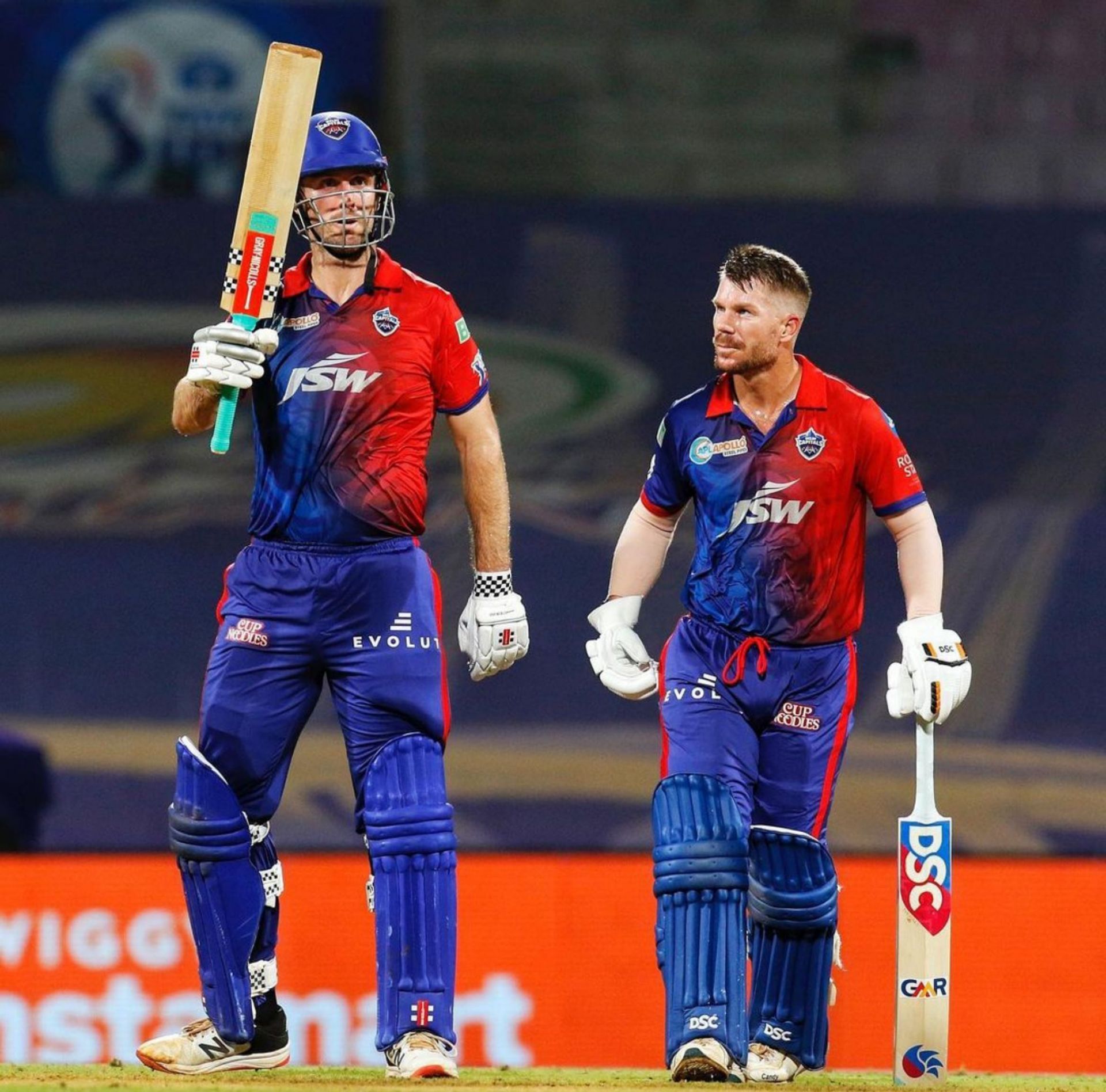 Mitchell Marsh (L) and David Warner have been in great touch for the Delhi Capitals (Image courtesy: iplt20.com)