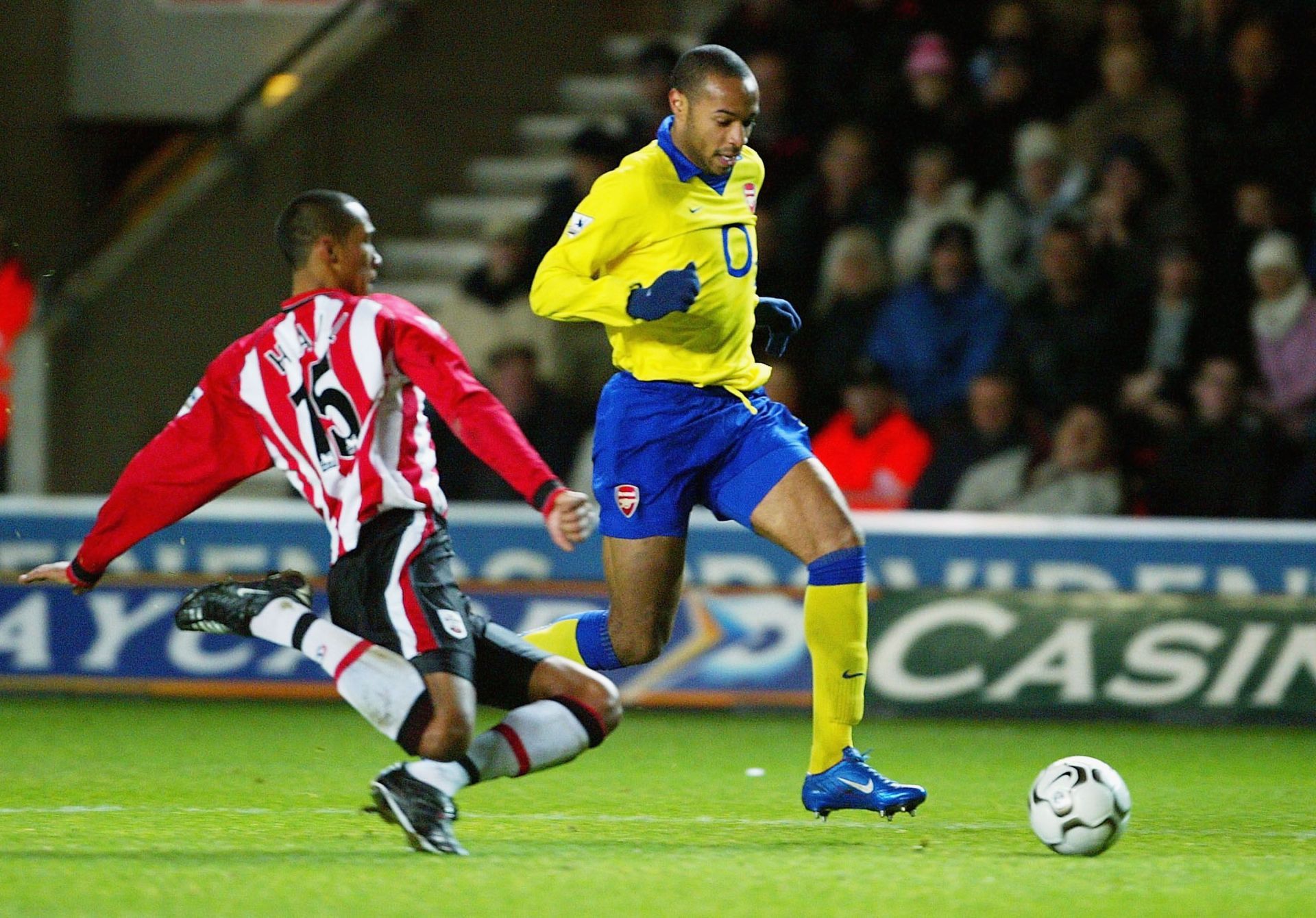 Thierry Henry for Arsenal vs Southampton