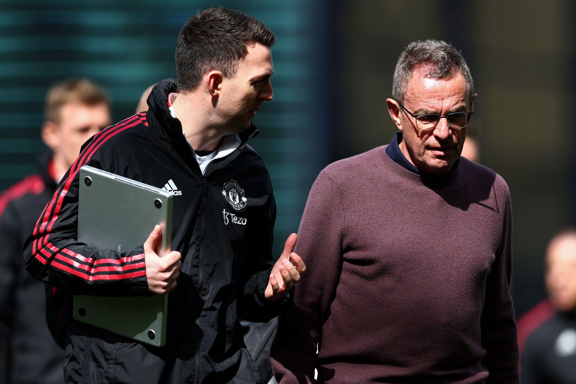 Ralf Rangnick (right) moves into a consultancy role.