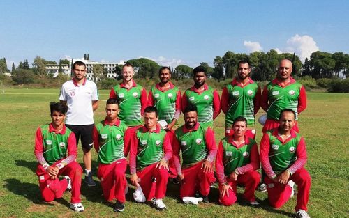 The Bulgarian Cricket Team poses for a photo (Image Courtesy: Emerging Cricket)