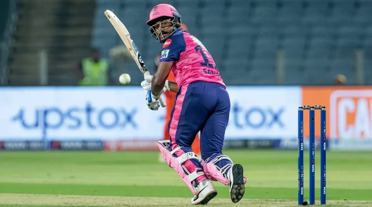 Sanju Samson was batting like a dream before being dismissed (Pic Credits: Indian Express)