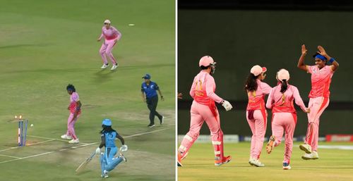 Sharmin Akhter produced a brilliant run out to dismiss Deandra Dottin (Credit: Twitter)