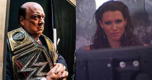 Paul Heyman and WWE Chief Brand Officer Stephanie McMahon