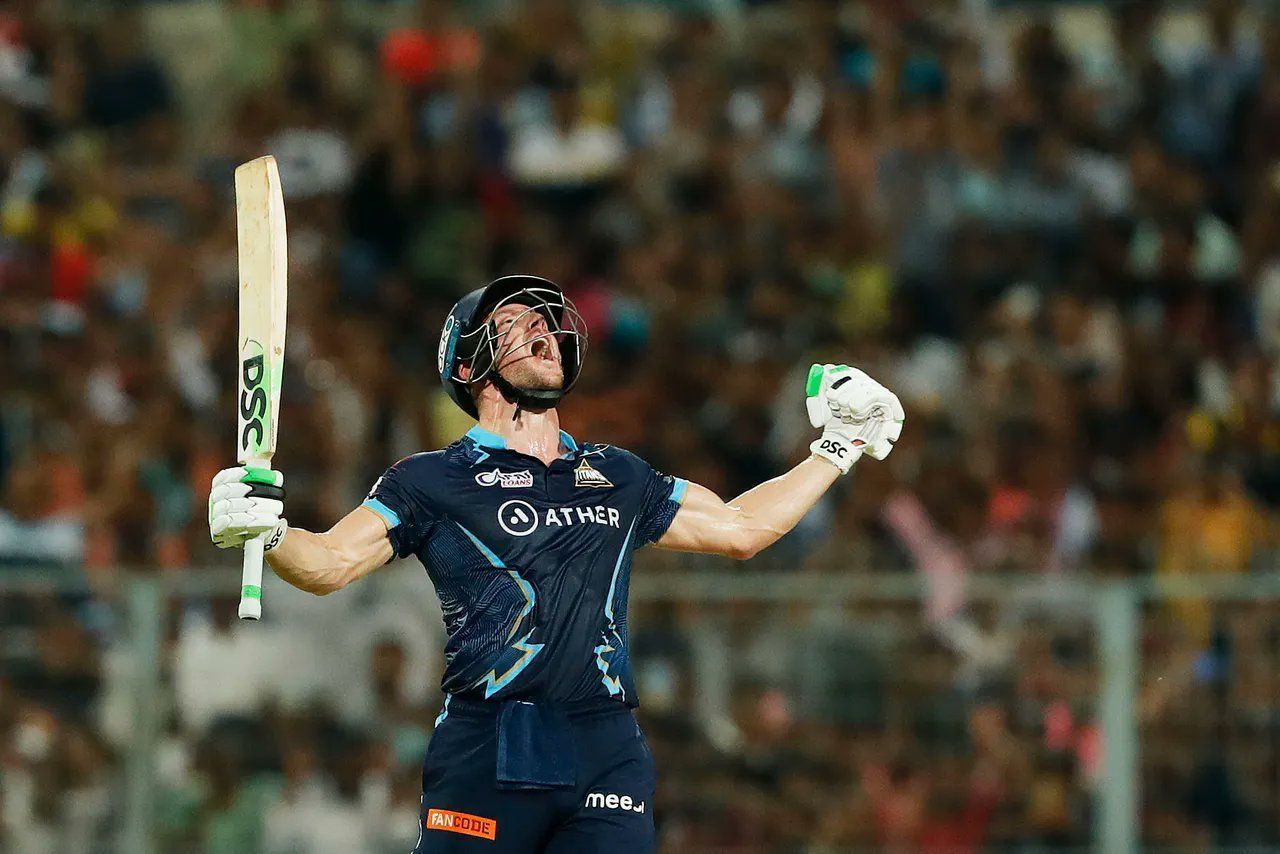 David Miller performed sensationally at the Eden Gardens in Kolkata. (Image Credits: Twitter)