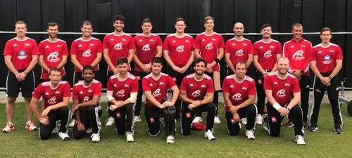 The Gibraltar cricket team poses for a group photo (Image Courtesy: Desert Springs Resort)