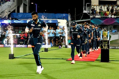 Gujarat Titans have reached the IPL final in their maiden attempt. Pic: IPLT20.COM