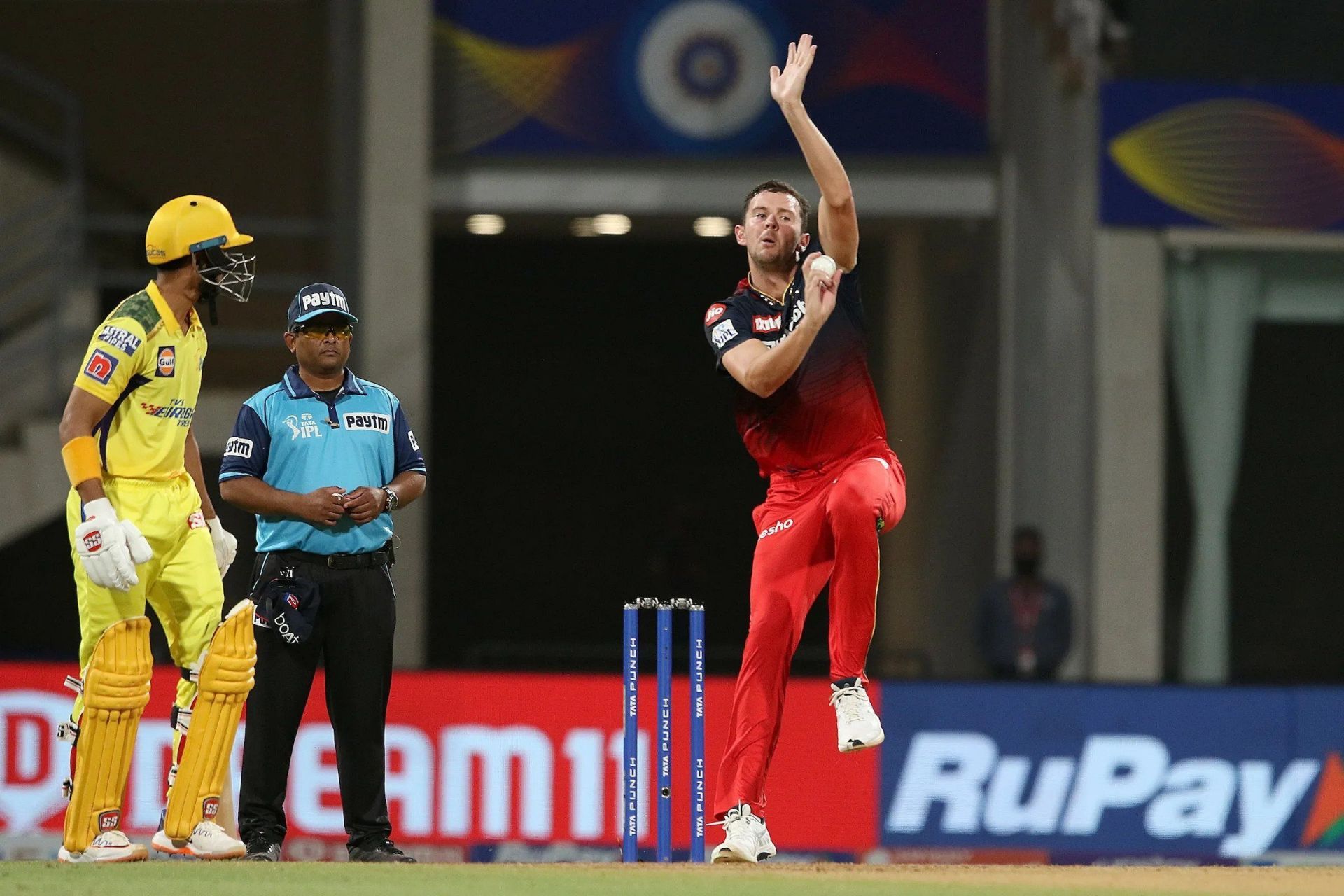 Josh Hazlewood finished with figures of 1-19 against CSK