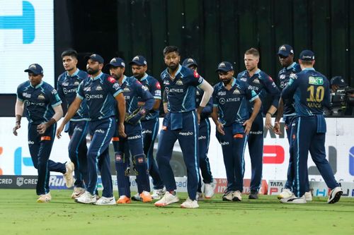 Gujarat Titans (GT) were thumped by Punjab Kings (PBKS) in their last match. Pic: IPLT20.COM