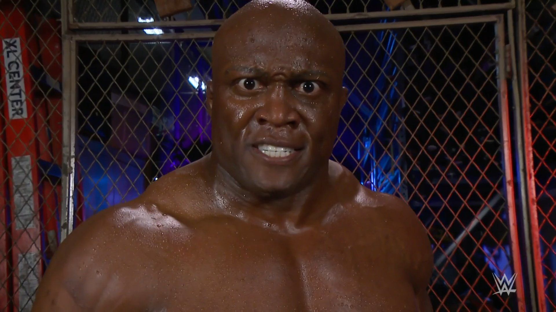 Lashley challenged Omos for next week's WWE RAW.