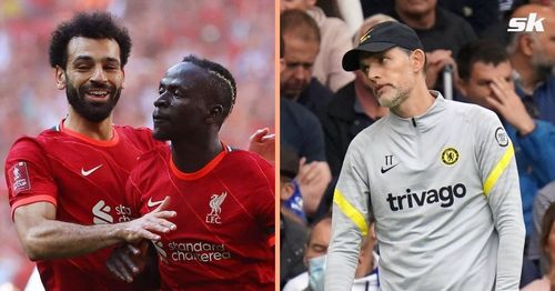 Mohamed Salah, Sadio Mane and Thomas Tuchel