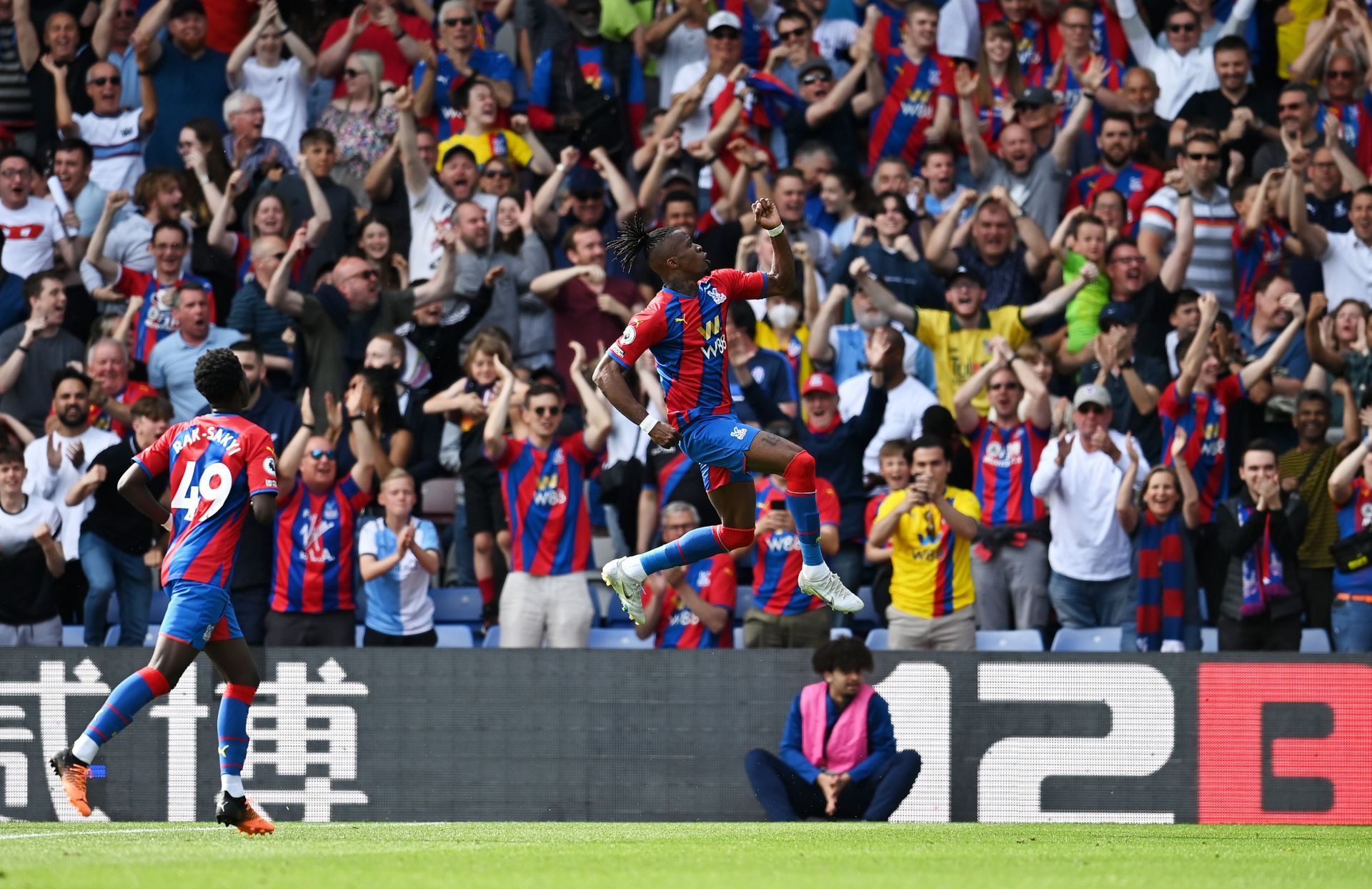 Wilfried Zaha&#039;s striker spurred Crystal Palace on to a 1-0 win over Manchester United