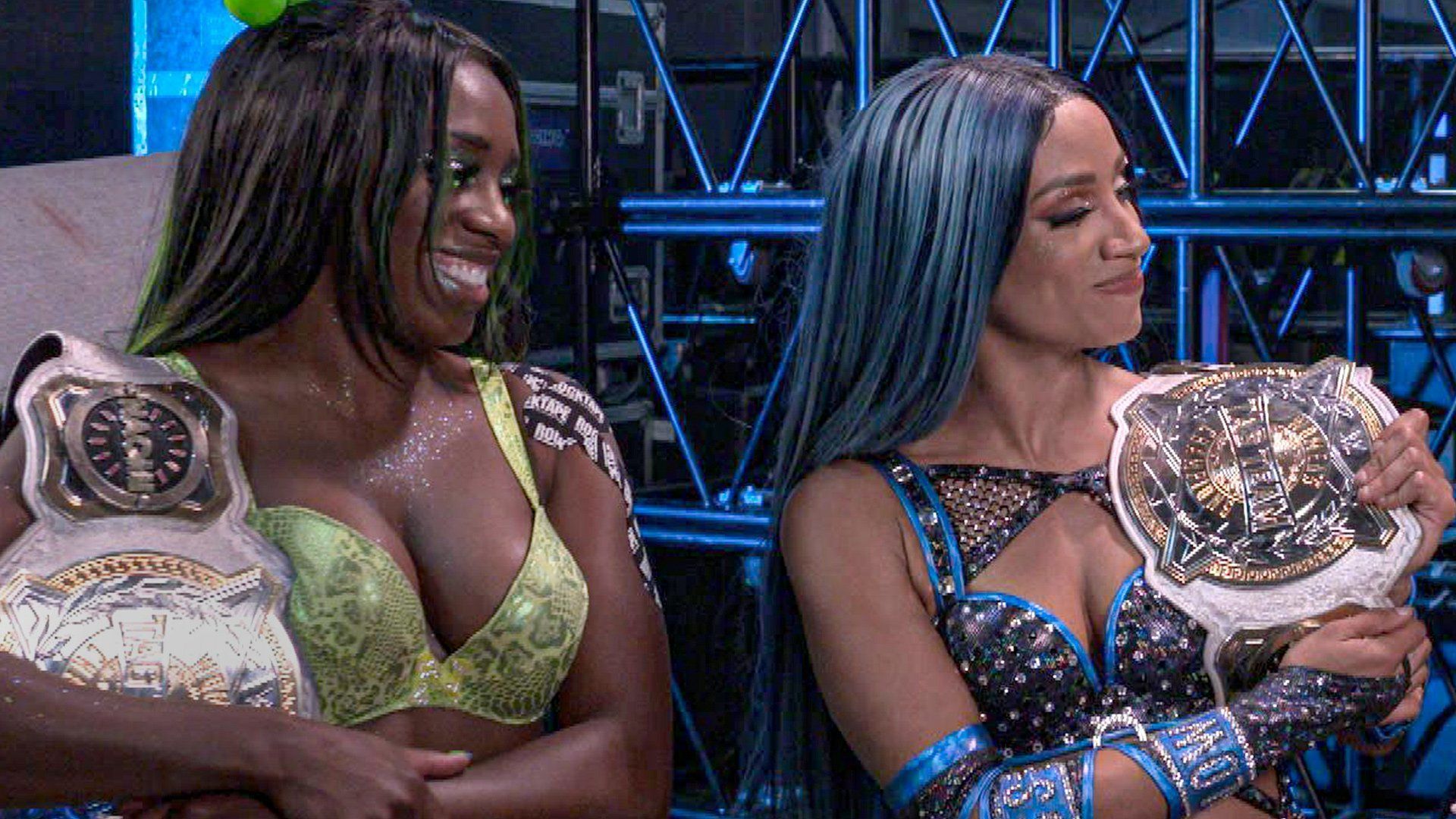 Naomi and Sasha Banks