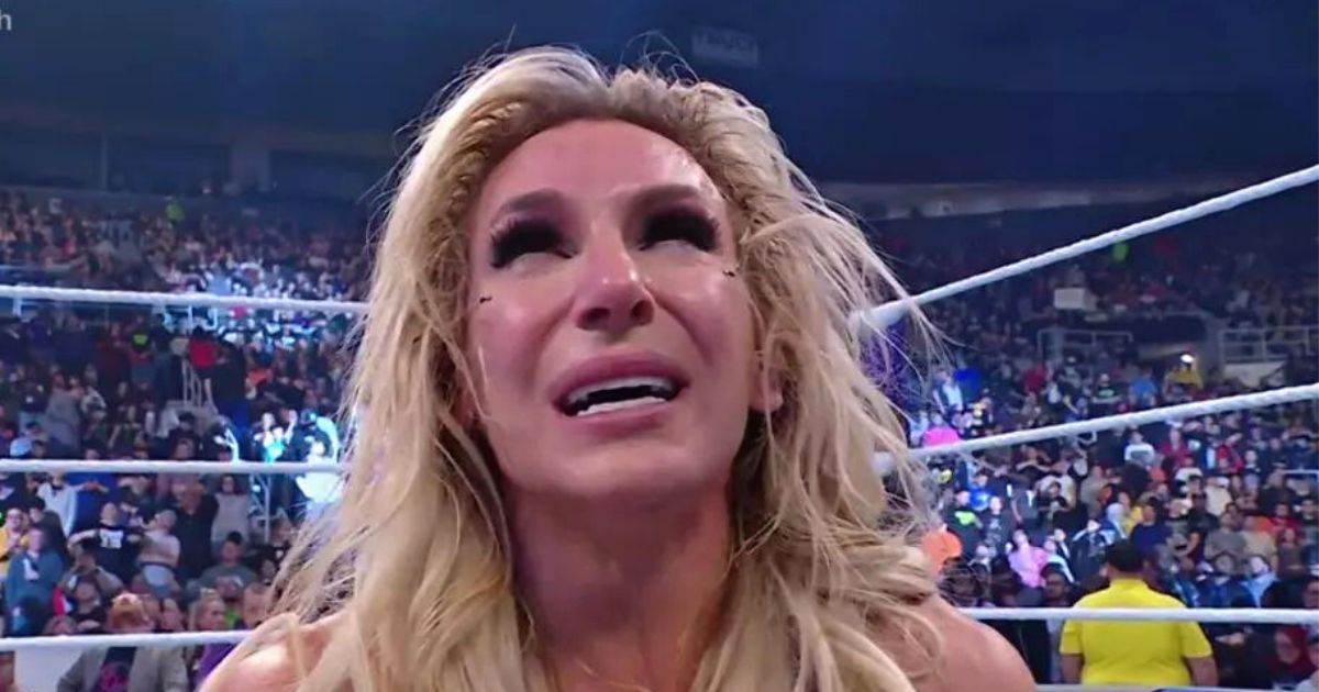 Flair after losing to Ronda Rousey at WrestleMania Backlash.