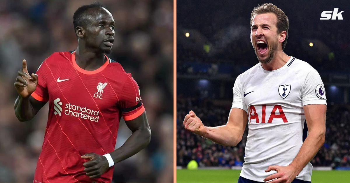 Sadio Mane (Liverpool) and Harry Kane (right)