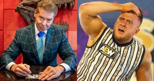 Vince McMahon and Maxwell Jacob Friedman (MJF).