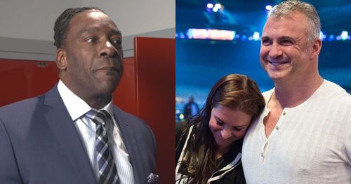 Booker T, Shane McMahon and Stephanie McMahon.