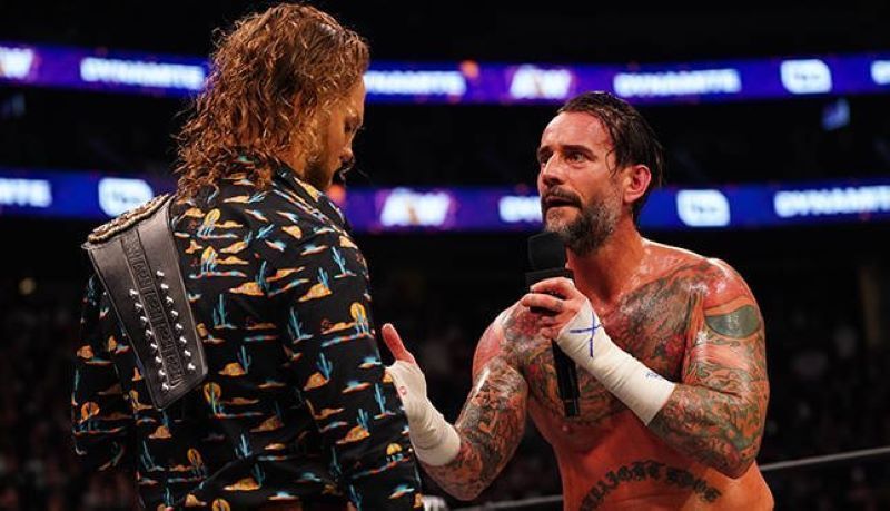 CM Punk will face the AEW World Champion Hangman Adam Page