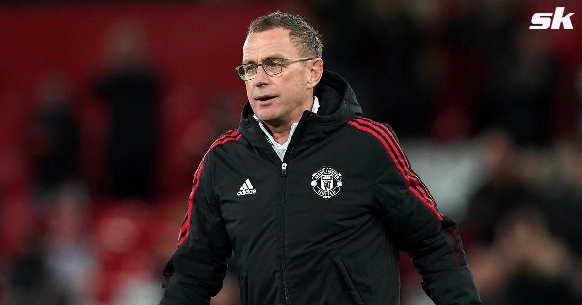 Manchester United interim manager Ralf Rangnick.