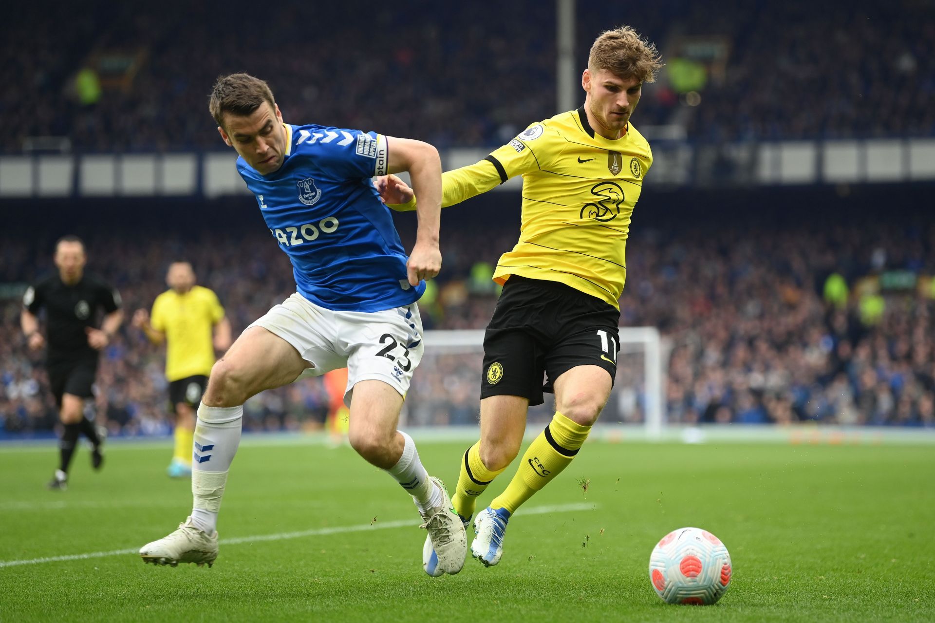 Timo Werner (right) wants to leave Stamford Bridge.