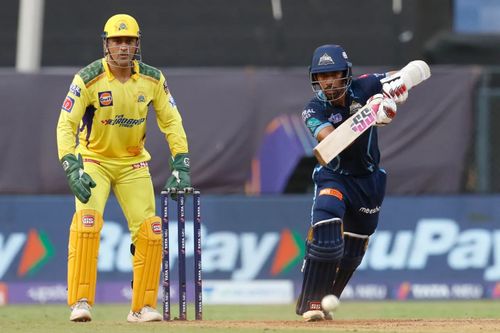 Wriddhiman Saha guided Gujarat’s chase against Chennai. Pic: IPLT20.COM