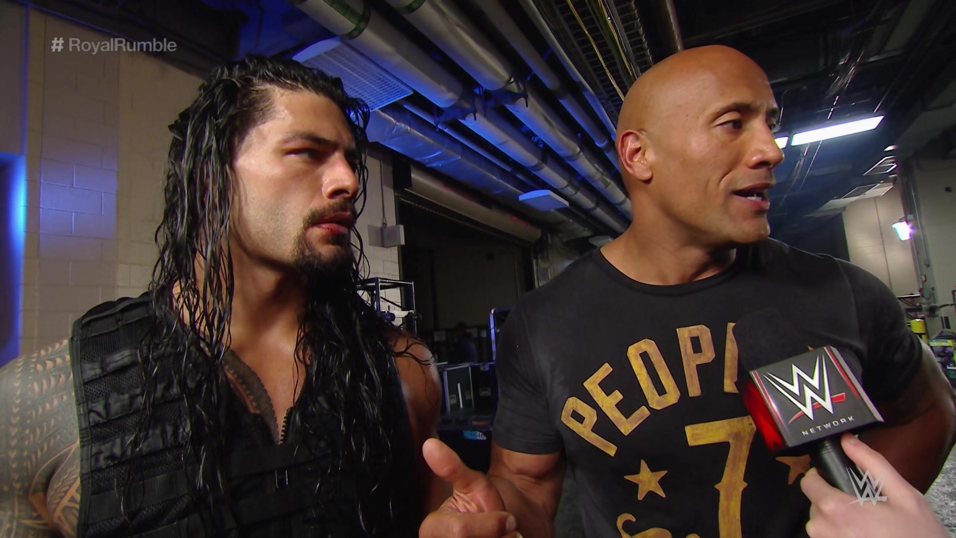 Roman Reigns and The Rock