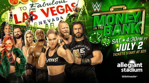 Money in the Bank will take place on July 2 in Las Vegas, Nevada