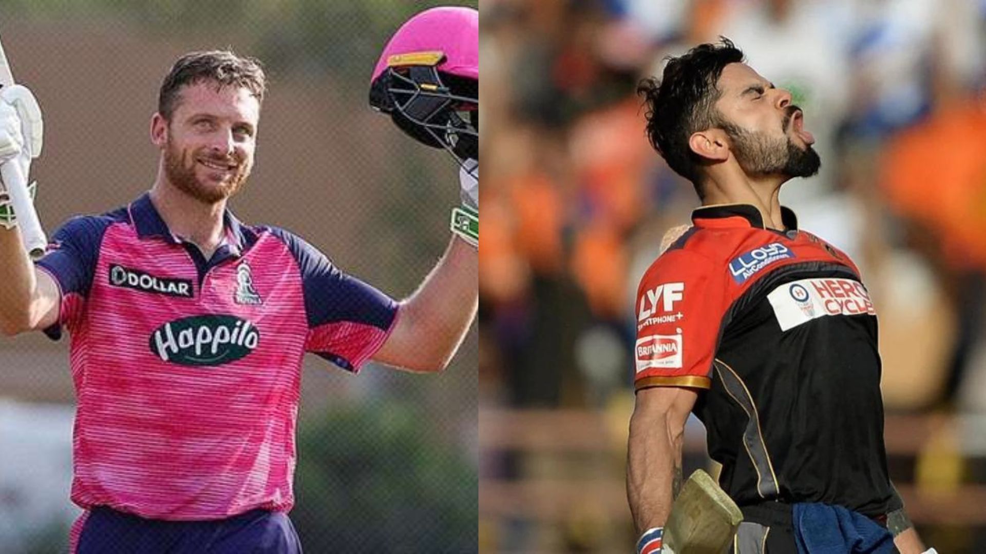 Jos Buttler (L) might be on his way to emulating Virat Kohli&#039;s stunning IPL 2016 with the bat. (P.C.:iplt20.com)