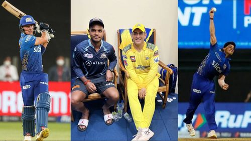 (L-R): Dewald Brevis, Yash Dayal and Hrithik Shokeen were quite impressive this season (Image Courtesy: IPLT20.com)