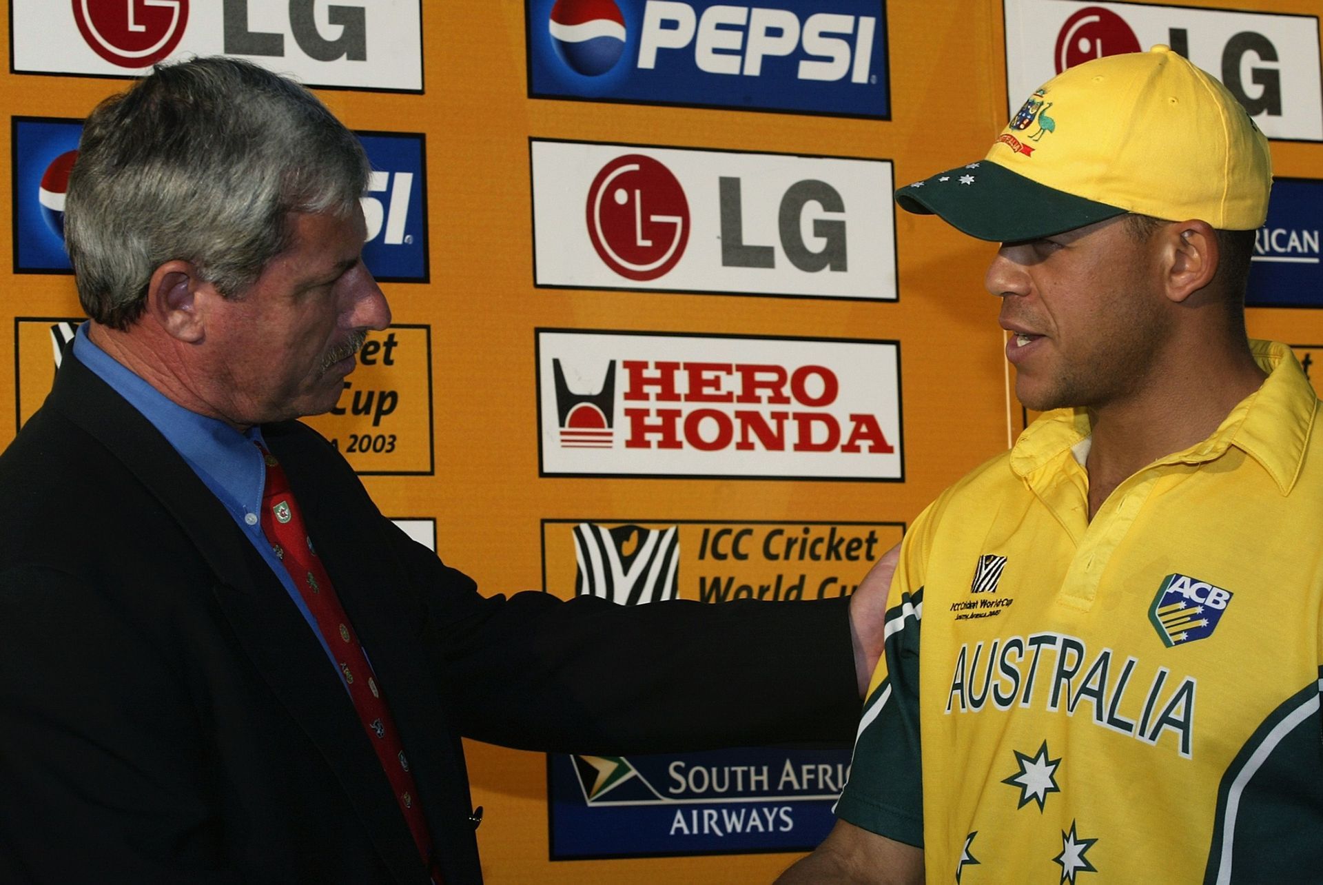 Andrew Symonds was named Man of the Match in the match against Pakistan in 2003 World Cup