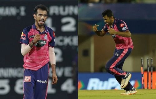 Yuzvendra Chahal (left) and Ravichandran Ashwin. Pics: IPLT20.COM